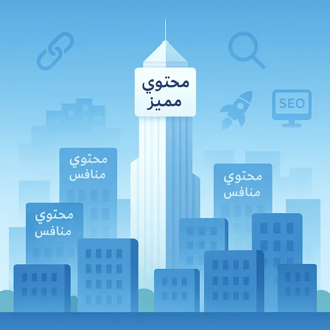 تقنية السكاي سكريبر تساعدك على إنشاء محتوى يتفوق على المنافسين لجذب باك لينك عالي الجودة.